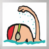 水泳 ポスター (正面)