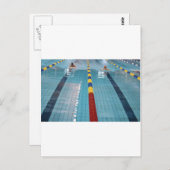 水泳 ポストカード (正面/裏面)