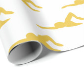 水泳 ラッピングペーパー (ロールコーナー)