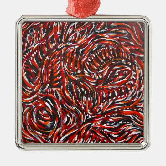 水泳[1] ljs メタルオーナメント (正面)