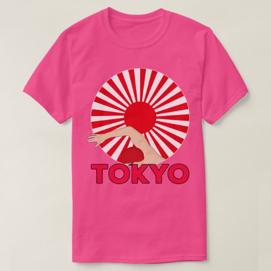 水泳 Tシャツ (デザイン正面)