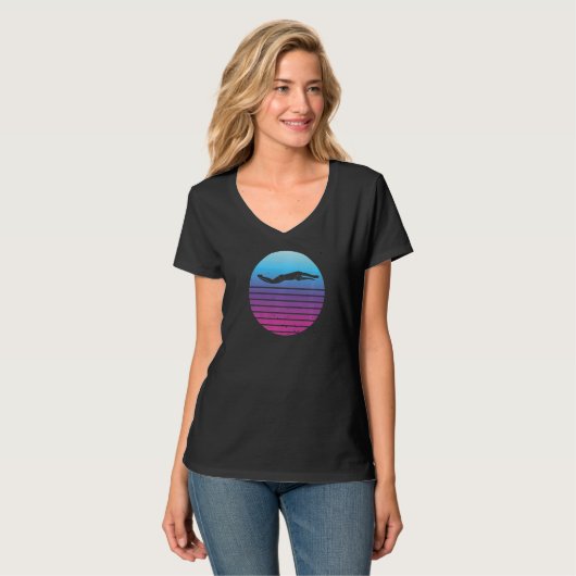 水泳 Tシャツ (正面フル)