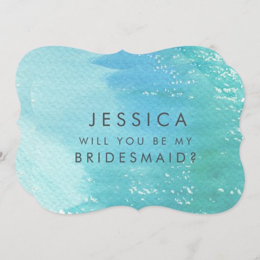 水洗剤で私の花嫁になってくれない？ 招待状 (正面/裏面)