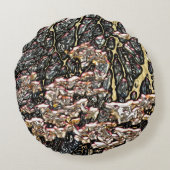 水流反射 ラウンドクッション (裏面)