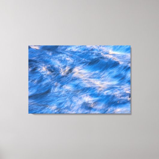 水流抽象芸術 キャンバスプリント (正面)