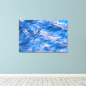 水流抽象芸術 キャンバスプリント (インサイチュ (ウッドフロア))