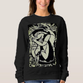 水浴びで水を浴びるキルヒナーの穏やかな脱出 スウェットシャツ (正面)