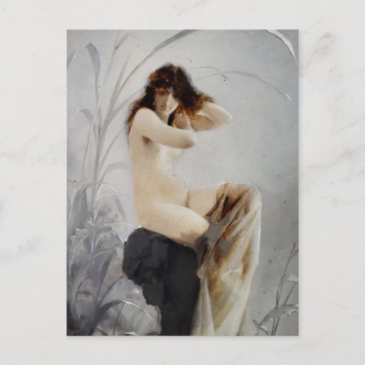 水浴びニンフ – ファレロ ポストカード (正面)