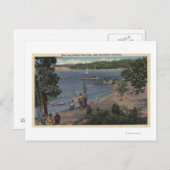 水浴コーブポイントから表示 ポストカード (正面/裏面)