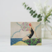 水浴者、1925年頃 ポストカード (スタンド正面)