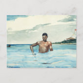 『水浴』、1899年 ポストカード (正面)