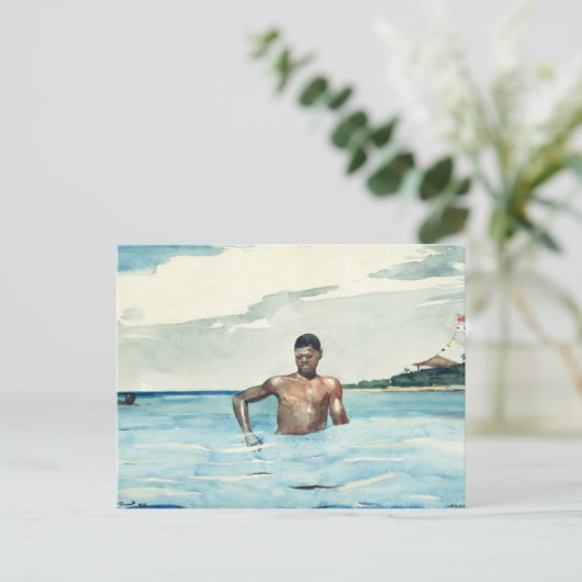 『水浴』、1899年 ポストカード (スタンド正面)