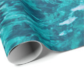 水海の海の質感自然 ラッピングペーパー (ロールコーナー)