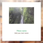 水海ビーチ写真追加ネーム文字場所夏 ウィンドウサイン (シート2)