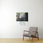 水海ビーチ写真追加ネーム文字場所夏 タペストリー (インサイチュ)