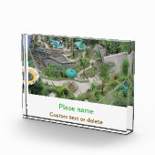 水海ビーチ写真追加ネーム文字場所夏 フォトブロック (右)