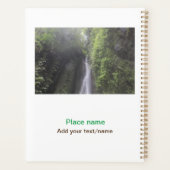 水海ビーチ写真追加ネーム文字場所夏 プランナー手帳 (裏面)