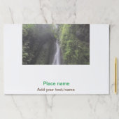 水海ビーチ写真追加ネーム文字場所夏 ペーパーパッド (インサイチュ)