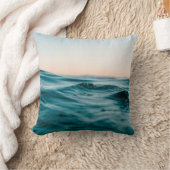 水海波ビーチ海自然 クッション (ブランケット)