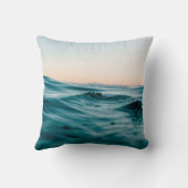 水海波ビーチ海自然 クッション (裏面)