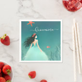 水海魚の海の下の生活キンセアニェラ スタンダードカクテルナプキン (インサイチュ)