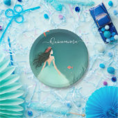 水海魚の海の下の生活キンセアニェラ ペーパープレート (パーティー)