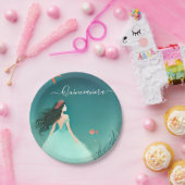 水海魚の海の下の生活キンセアニェラ ペーパープレート (パーティー)