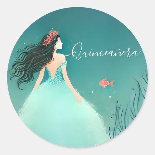 水海魚の海の下の生活キンセアニェラ ラウンドシール (正面)