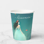 水海魚の海の下の生活キンセアニェラ 紙コップ (裏面)