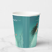 水海魚の海の下の生活キンセアニェラ 紙コップ (右)