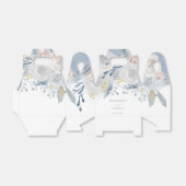 水淡い色の色結婚花 フェイバーボックス (折り畳みなし)