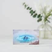 水源スパマッサージギフト証明書テンプレート 割引カード (スタンド正面)