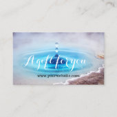 水源スパマッサージギフト証明書テンプレート 割引カード (正面)