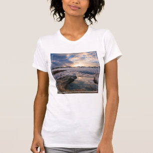 水溜の日没 Tシャツ