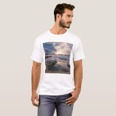 水溜の日没 Tシャツ (正面フル)