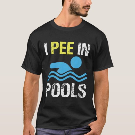 水溜りに寝ている Tシャツ (正面)