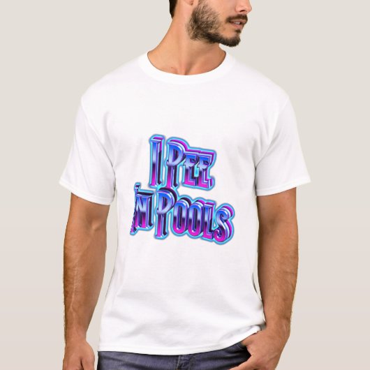 水溜りに寝ている Tシャツ (正面)