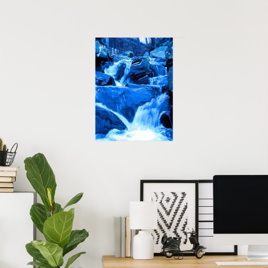 水滝 ポスター (ホームオフィス)