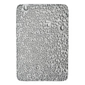 水滴が白い背景バスマット バスマット (正面縦)