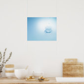 水滴でしぶきを作る ポスター (キッチン)