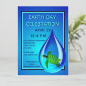 水滴とウミガメ 招待状 (スタンド正面)