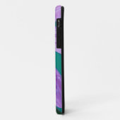 水滴のついた紫色のエキナセア Case-Mate iPhoneケース (裏面/左)