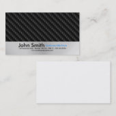 水滴のブラシをかけられた金属のデザインの名刺 名刺 (正面/裏面)