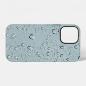 水滴のマクロショット iPhoneケース (裏面横)
