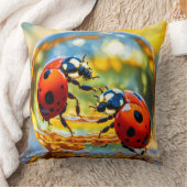 水滴のラディバグ クッション (ブランケット)