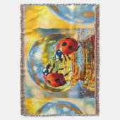 水滴のラディバグ スローブランケット (正面縦)