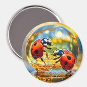 水滴のラディバグ マグネット (正面/裏面)