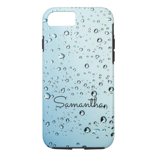 水滴の汗はiPhoneの箱を滴らせます Case-Mate iPhoneケース (裏面)