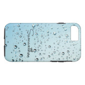 水滴の汗はiPhoneの箱を滴らせます Case-Mate iPhoneケース (裏面(横))