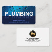 水滴の配管反射 名刺 (正面/裏面)